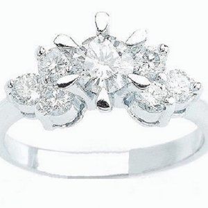 Brilliant 2 Ctw Created Diamond CZ Engagement Solitaire Ladies Ring Size 8